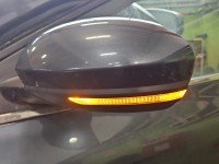 Lusterko lewe pin Renault Megane IV sedan grafitowy TEKPN - GREY TITANIUM 4d europa