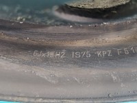 Felga stalowa 15" Mercedes Sprinter I 903 Szerokość felgi: 6.0", Rozstaw śrub: 5x130, Odsadzenie (ET): 75, Mercedes,...