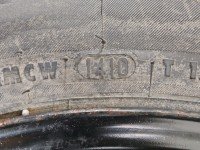 Koło zapasowe 16" dojazdowe dojazdówka Mercedes W169 Rozstaw śrub: 5x112, Continental, 125/90 ET 32 2010R CONTINETAL 5x112