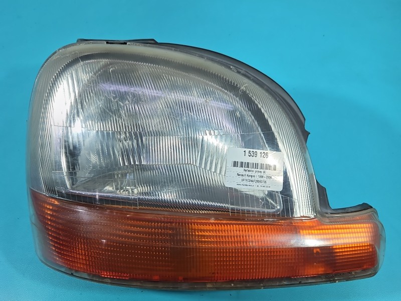Reflektor prawy lampa przód Renault Kangoo I EUROPA
