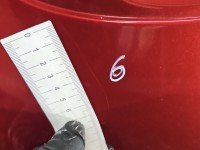 Drzwi tył lewe Toyota Yaris III HB 5d bordowy 3N8