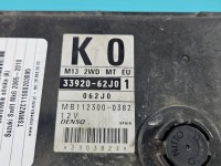 Komputer Sterownik silnika 33920-62J0 Suzuki Swift Mk6 1.3 16V