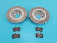 Tarcze hamulcowe tył klocki Audi A3 8P 2.0 tdi