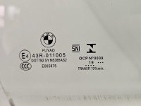 Szyba drzwi przód prawa BMW G20 sedan