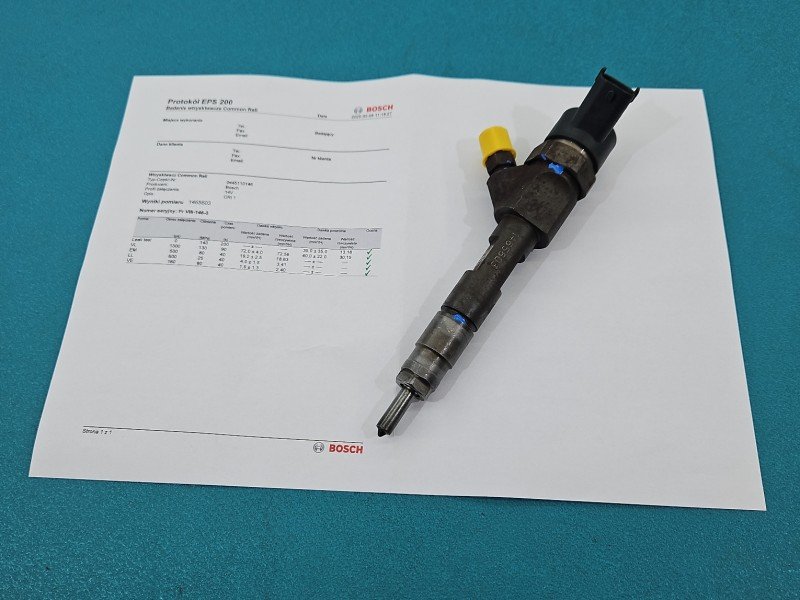 TESTOWANY Wtryskiwacz Opel Vivaro 0445110146 1.9 cdti (F9k) TESTOWANY Wtryskiwacz Opel Vivaro 0445110146 1.9 cdti (F9k)