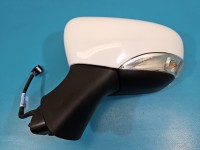 Lusterko lewe Renault Clio IV 12-20 biały, malowana, elektryczny, Europejska, Kod lakieru: DV369, 7pin biały DV369 europa