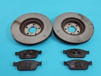 Tarcze hamulcowe przód klocki Ford Transit Connect II MK2 12-22 1.5 tdci (XWGA) Producent części: FORD, 318x24mm