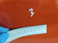 Maska przednia Opel Corsa F pomarańczowy KVH