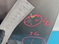 Drzwi tył lewe Citroen Nemo HB 5d beżowy KCH