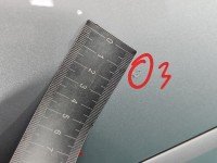 Drzwi przód prawe Audi A3 8P 5d srebrny X7W