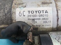 TEST Rozrusznik Toyota Verso 09- 2.0 D4D (1ad) 28100-0R010