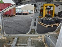 Próg prawy SŁUPEK ŚRODKOWY B Ford Fusion USA 2012-2020 sedan 4d srebrny
