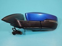 Lusterko lewe pin Skoda Octavia III HB 5d kolor niebieski LF5W/8X8X europa