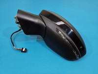 Lusterko lewe Renault Clio V 19- 9pin .rysy, składane elektrycznie CZARNY Tekpn europa