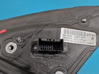 Lusterko lewe Opel Insignia A 6pin. Rysy na obudowie, odpryski BIAŁY Z40R europa