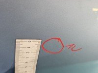 Drzwi przód prawe Citroen C4 Grand Picasso II 13-22 5d błękitny EHHC