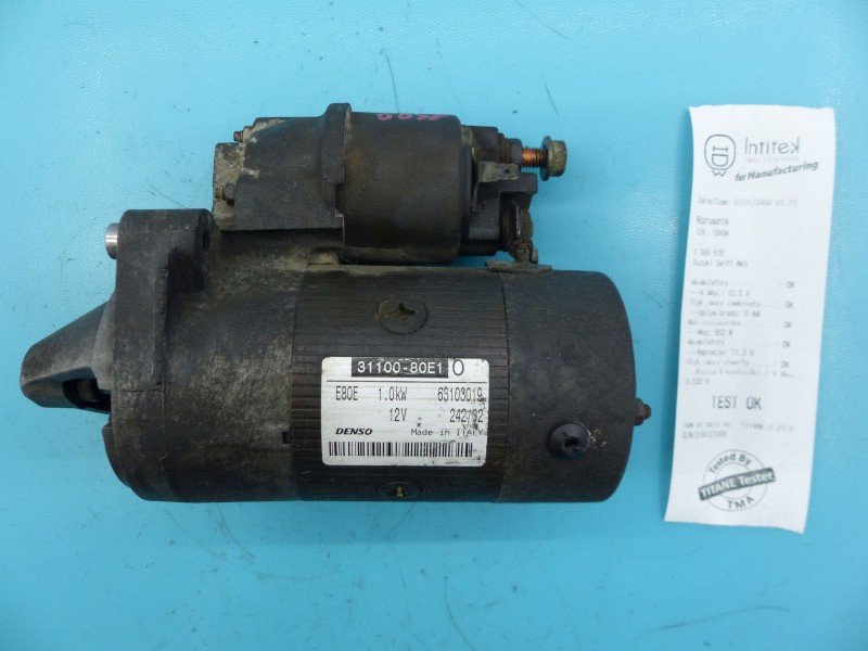 TEST Rozrusznik Suzuki Swift MK5 1.0 jedn 31100-80E1