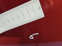 Drzwi tył lewe Renault Modus HB 5d bordowy TEB76