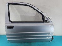 DRZWI PRZÓD PRAWE PASAŻERA Land rover Freelander I 3d srebrny 567