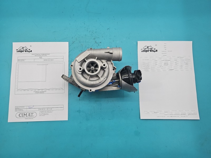 Turbosprężarka Regenerowana Volvo S40 II V50 2.0d 136KM 760774-3, GT1749V, 9662464980