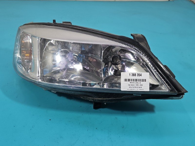 Reflektor prawy lampa przód Opel Astra II G EUROPA