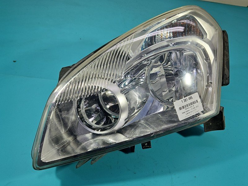 Reflektor lewy lampa przód Nissan Qashqai I J10 06-13 EUROPA