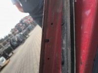 DRZWI PRZÓD LEWE KIEROWCY Renault Kangoo I 5d czerwony