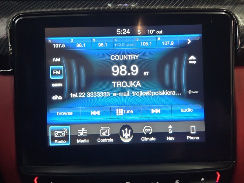 Wyświetlacz Maserati Quattroporte VI 13- 670100905 monitor