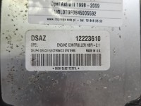 Komputer Sterownik silnika Opel Astra II G 1.6 8V 12223610