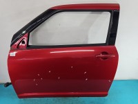 DRZWI PRZÓD LEWE KIEROWCY Suzuki Swift Mk6 3d czerwony ZCK