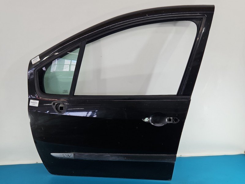 DRZWI PRZÓD LEWE KIEROWCY Renault Modus 5d czarny NV676