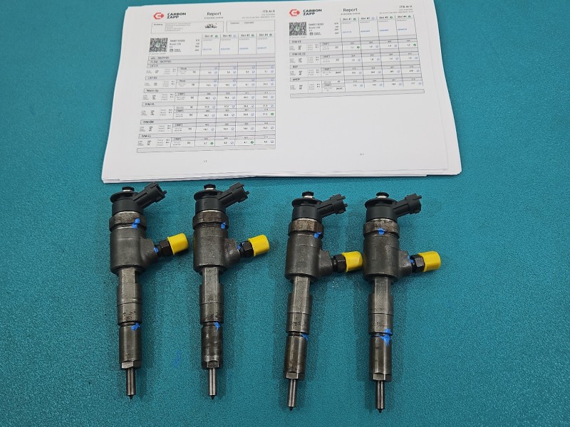 TESTOWANY Wtryskiwacz komplet Peugeot 207 1.4 hdi 0445110252