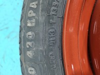 Koło zapasowe 15" dojazdowe dojazdówka Suzuki Swift Mk7 Rozstaw śrub: 4x100, Continental, 135 mm, Profil opony: 70, Kod...