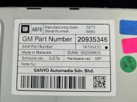 Wyświetlacz monitor Opel Astra IV J 20935346, 14799430