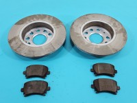 Tarcze hamulcowe tył klocki Vw Touran I 1.9 tdi (BLS)