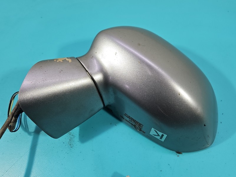 Lusterko lewe pin Honda Jazz II HB 5d kolor srebrny europa
