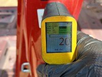 Próg lewy SŁUPEK ŚRODKOWY B Toyota Yaris III HB 5d bordowy 3N8