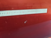 DRZWI PRZÓD PRAWE PASAŻERA Dacia Sandero I 08-12 5d bordowy TEB76