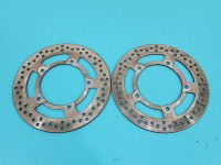 Tarcze hamulcowe przód klocki Suzuki, 2szt 260mm Suzuki Burgman 400 07-09 0.4b