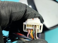 Lusterko prawe Citroen DS4 11-15 elektryczny, Europejska, Składane elektrycznie, 11+8 pinow europa