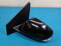 Lusterko lewe Renault Fluence czarny, malowana, elektryczny, Europejska, 10pin. Malowana obudowa czarny NV676 europa