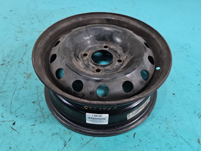 Felga stalowa 14" Peugeot Partner I Szerokość felgi: 5.5", Rozstaw śrub: 4x108, Odsadzenie (ET): 34, PEUGEOT, 1559047, R14...