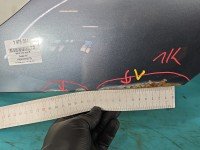 Błotnik przód lewy Peugeot 407 stalowy