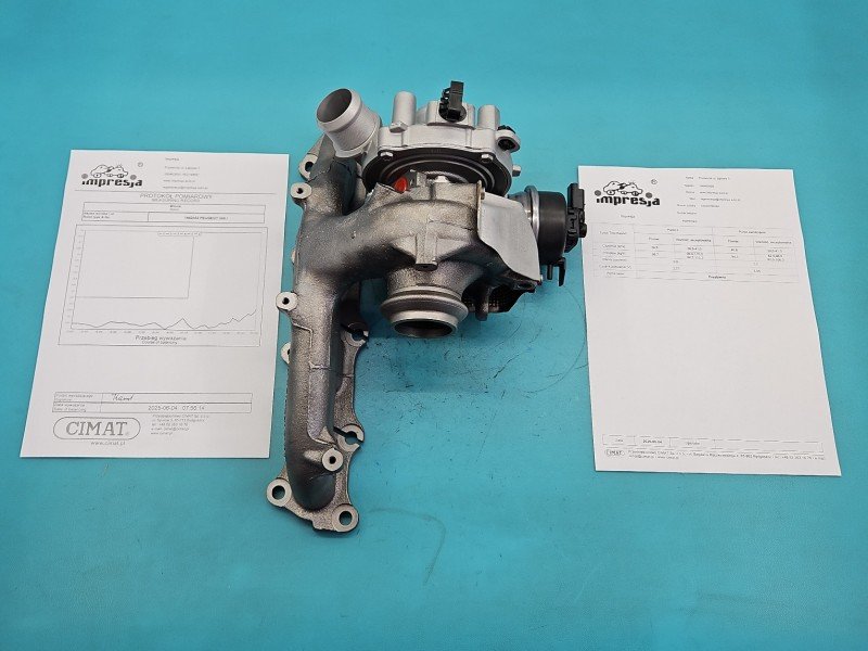 Turbosprężarka Regenerowana Peugeot 508 I 53039700394, 53039880394, 9807873180 2.0 hdi 150KM