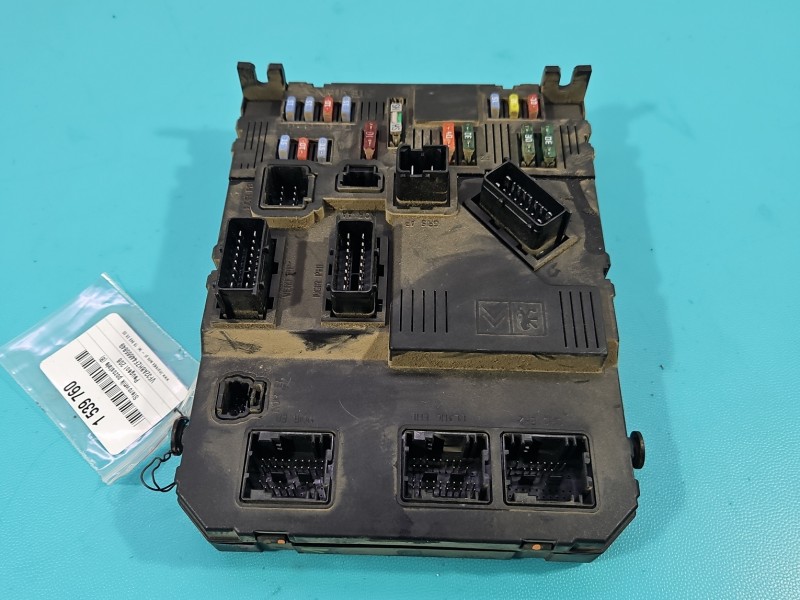 Sterownik moduł komfortu Peugeot 206 9653667680, S118085220E, S118085220 Peugeot, BSI uszkodzone mocowania. Otwierana obudowa