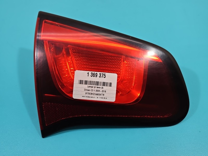 Lampa tył lewa klapy Citroen C3 II 09-16 HB EUROPA 89090139, 9685225580