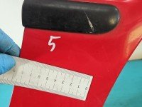 Błotnik przód prawy Toyota Corolla E11 czerwony 3E5
