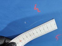 Drzwi tył lewe Renault Trafic II HB 5d niebieski DV489