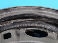 Felga stalowa 14" Skoda Fabia I Szerokość felgi: 6.0", Rozstaw śrub: 5x100, Odsadzenie (ET): 43, 1540797, R14 6J ET43 5X100