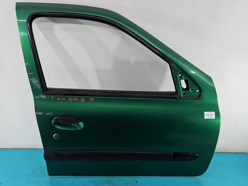 DRZWI PRZÓD PRAWE PASAŻERA Renault Clio II 5d zielony NV901